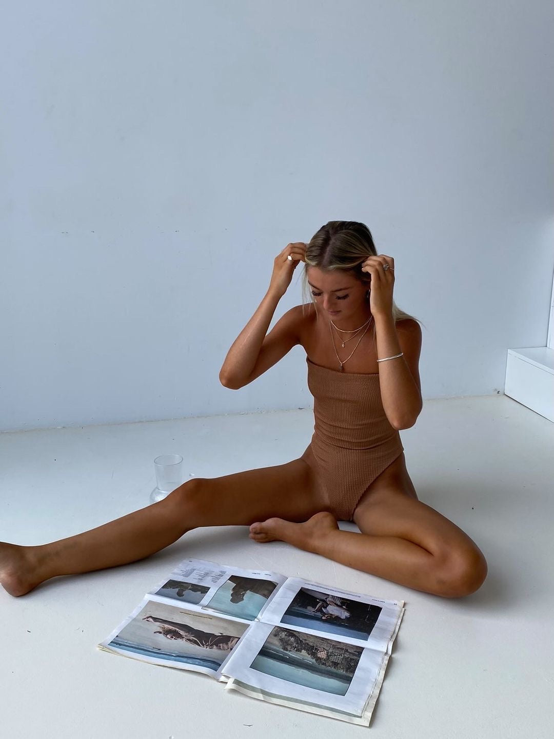 St Tropez One-Piece in Brown