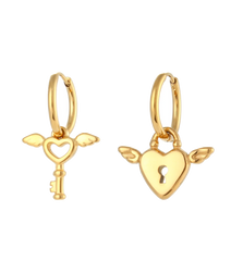Lock and key Earrings