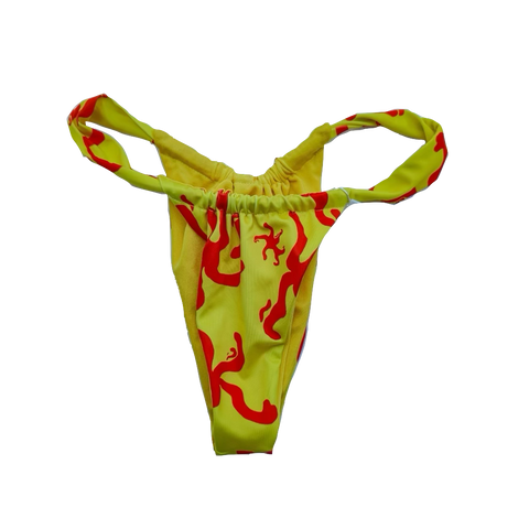 Yellow & red starfish print BOTTOMS