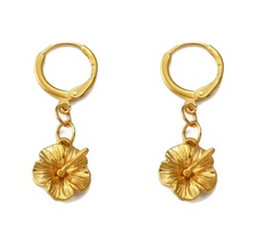 Hibiscus Earrings