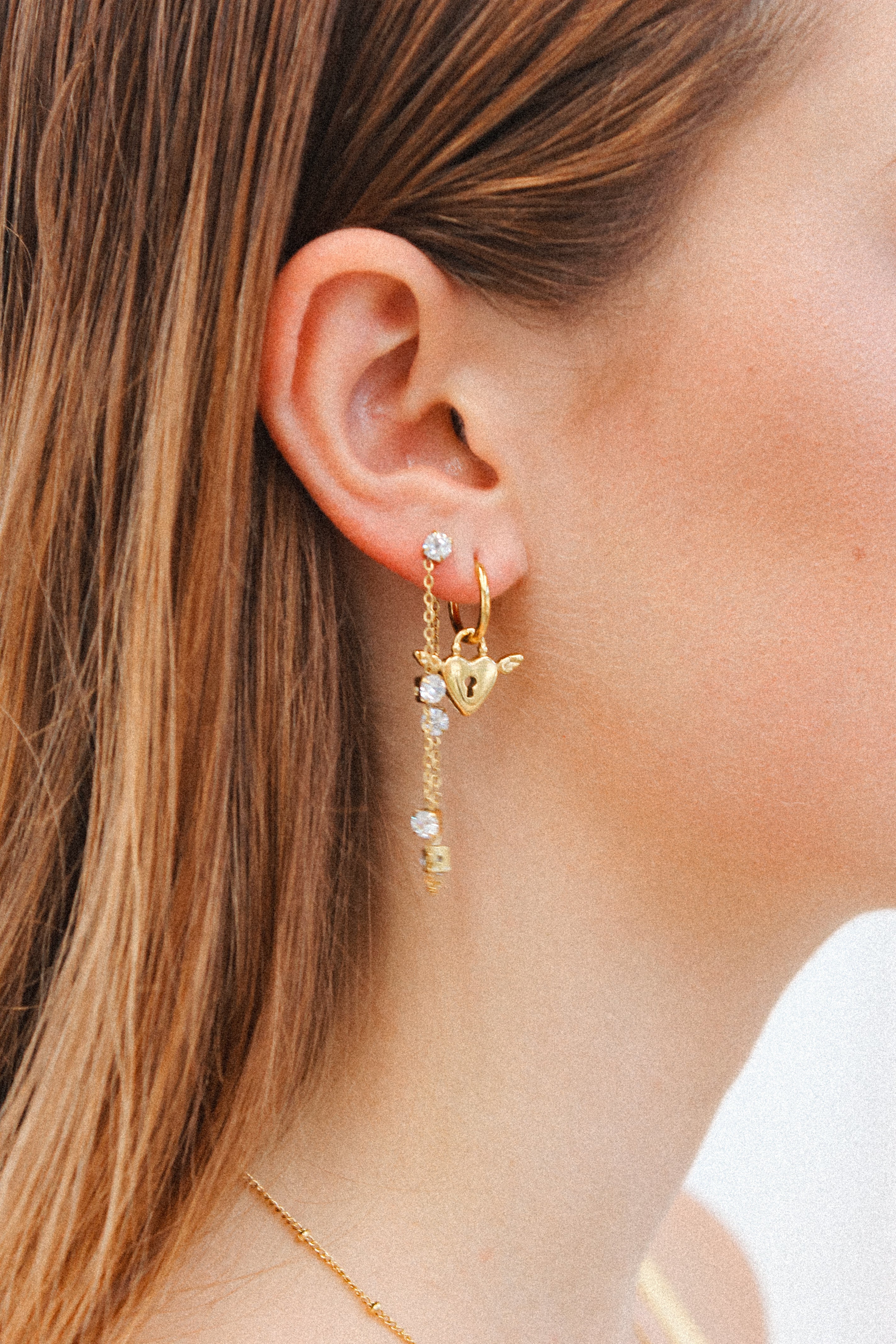 Lock and key Earrings