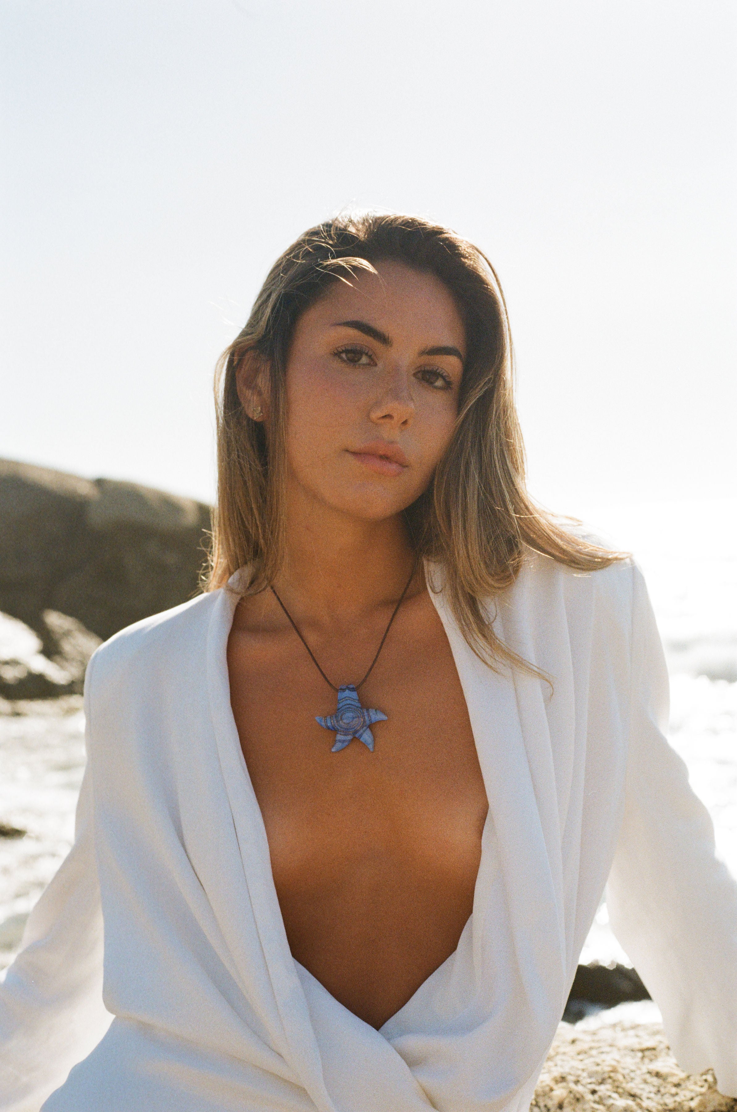 Spiral Necklace - Ocean